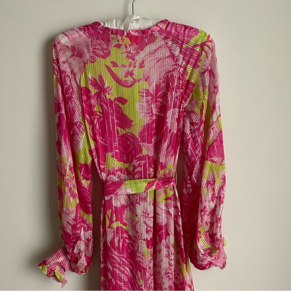 Rococo Sand Kimono Coverup Pink Sz S - Picture 11 of 13